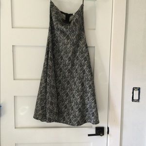 Black and grey dress